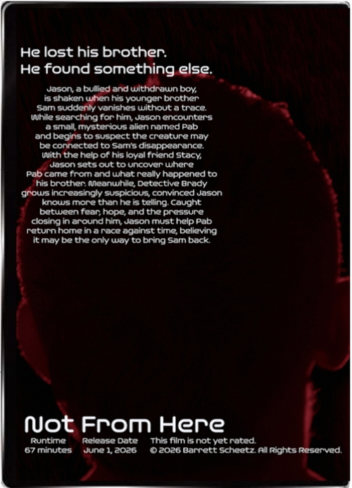 Not From Here - DVD